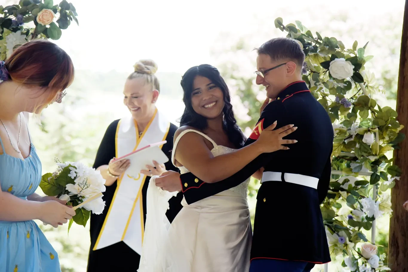 Wedding ceremony moment 7
