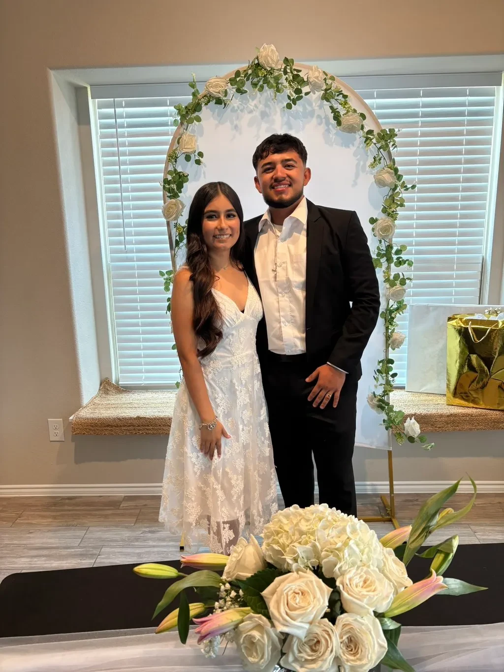 Wedding ceremony moment 1
